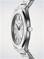 Watch D1 Milano Woman Silver Mellow Ultra Thin 34 mm in Steel D1-UHBL01 - D1-UHBL01